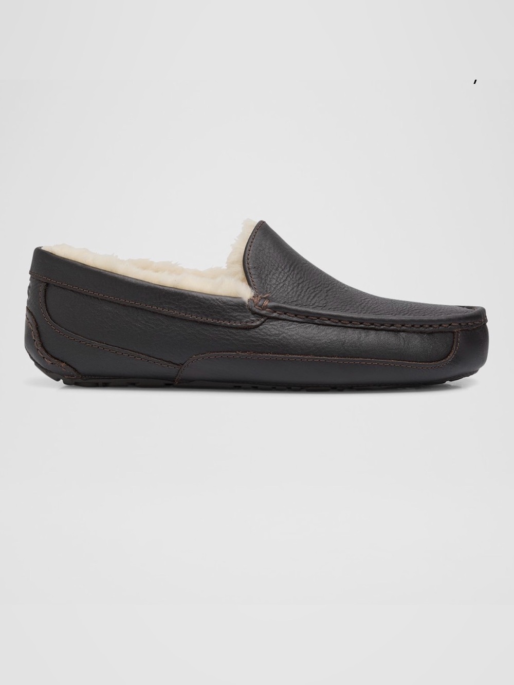 NEW UGG Ascot water resistant leather slippers size 7 or 40 EU